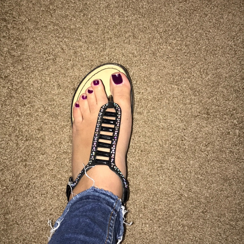 Madden Girl Rhinestone sandals
